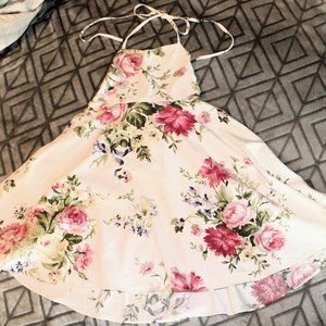 Flofallzique Boutique Tie Back halter Dress